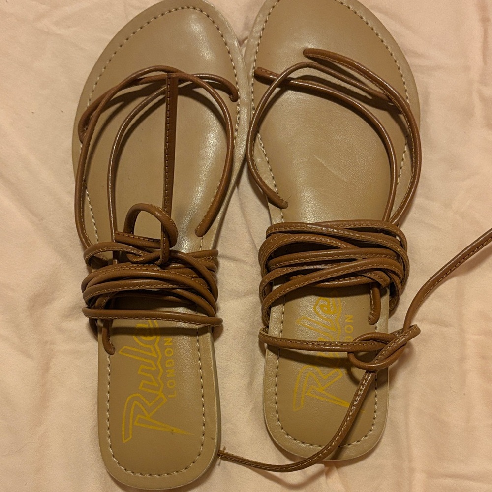 Rule London tie up sandals